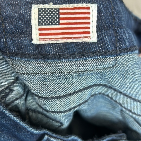 True Religion Tori Bead Embellished Jeans Dark Wash Jeans Womens Size 24 - Picture 8 of 16